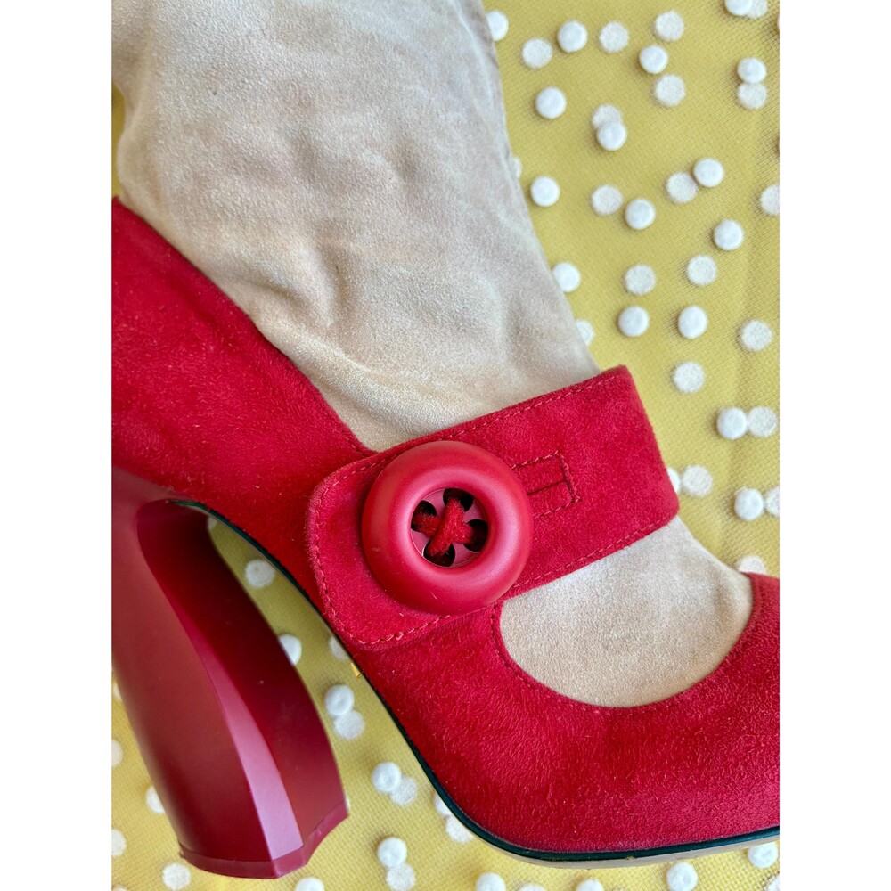 FW 2011 Prada Mary Jane illusion boots size 38 - Picture 4 of 16